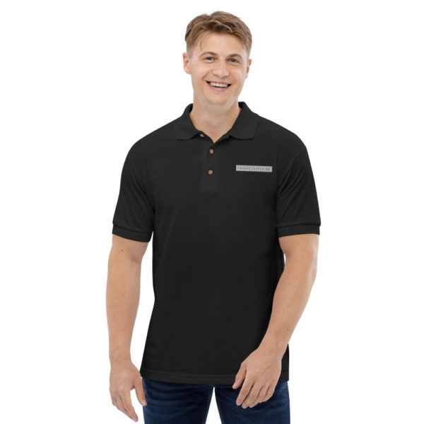 Inversionista180 Men's Black Polo Shirt