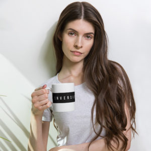 Inversionista180 White glossy mug