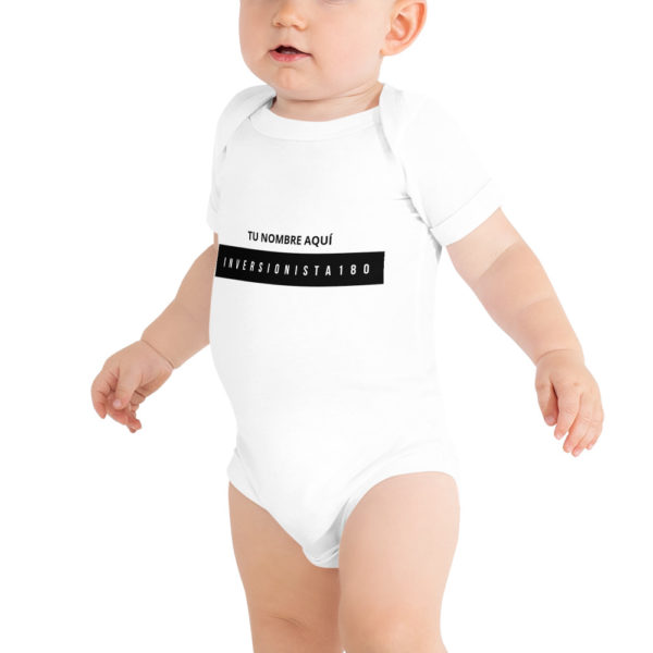 Inversionista180 White Baby short sleeve one piece